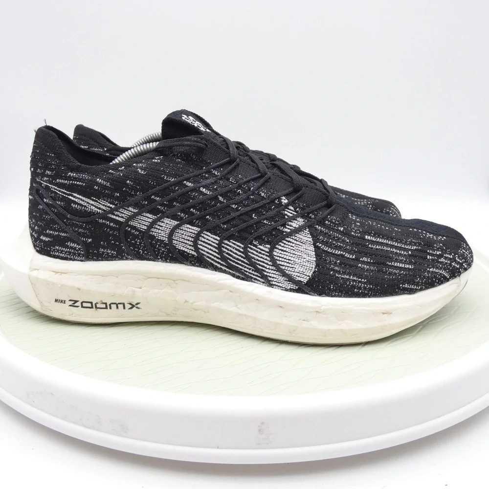 Nike ZoomX Pegasus Turbo Next Nature DM3413-001 Mens 12 Running Shoes Black Sail